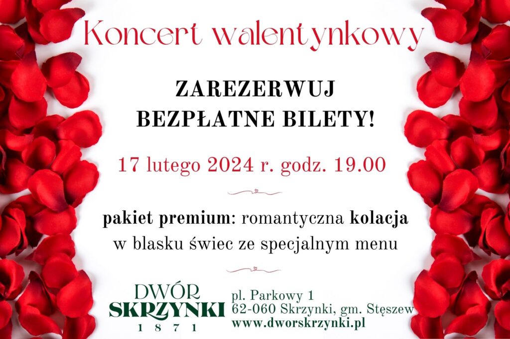 Read more about the article Zarezerwuj bezpłatne wejściówki na wyjątkowy koncert walentynkowy