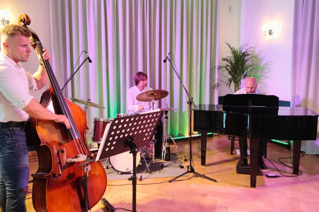 Read more about the article Poznański zespół Czamanova jazz trio w Dworze Skrzynki