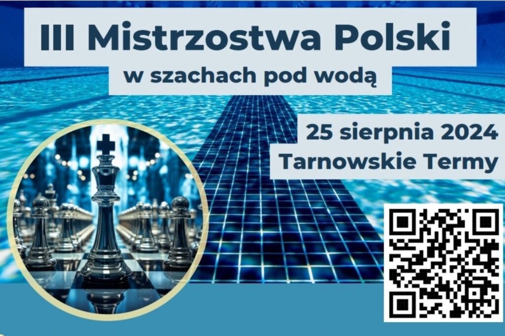 Read more about the article III Mistrzostwa Polski 2024 w szachach pod wodą – do wygrania jest  pobyt weekendowy dla dwojga w Dworze Skrzynki!
