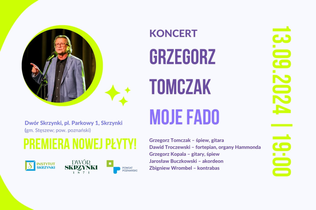Read more about the article MOJE FADO – nowa płyta Grzegorza Tomczaka na premierowym koncercie w Dworze Skrzynki