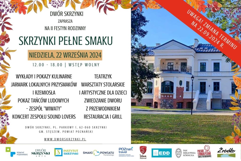 Read more about the article Festyn rodzinny „Skrzynki pełne smaku” 22 września (zmiana terminu)