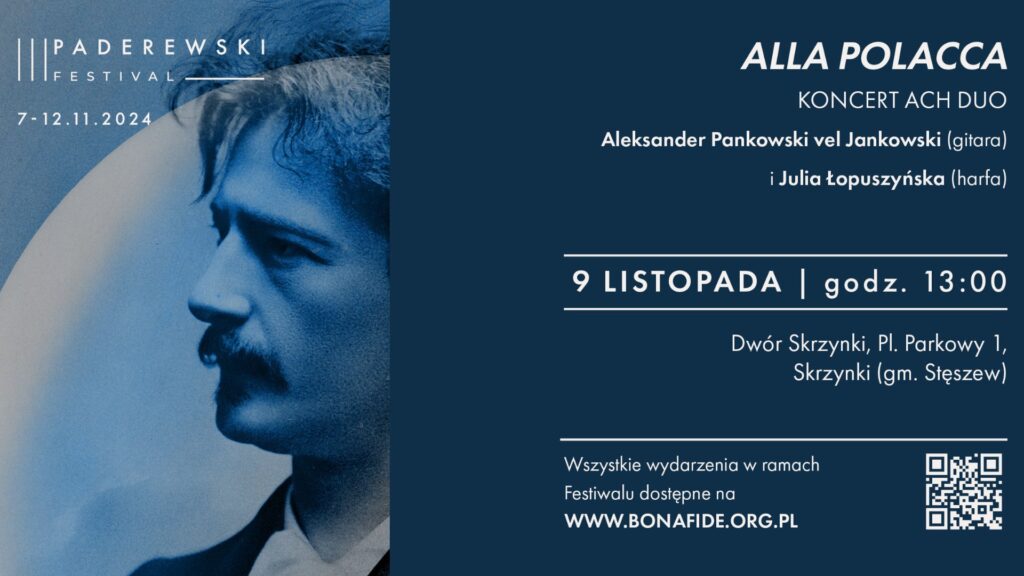 Read more about the article Wyjątkowy duet harfy i gitary zabrzmi w Dworze Skrzynki