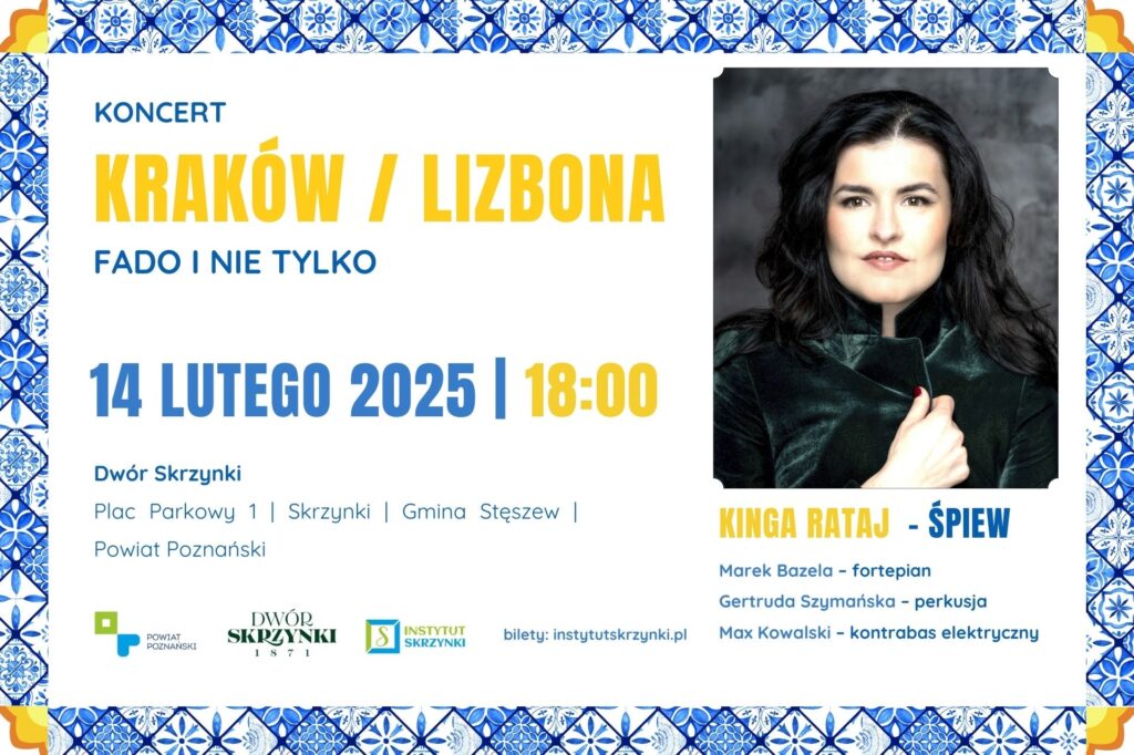 Read more about the article KRAKÓW / LIZBONA – FADO I NIE TYLKO -koncert Kingi Rataj w walentynkowy wieczór w Skrzynkach