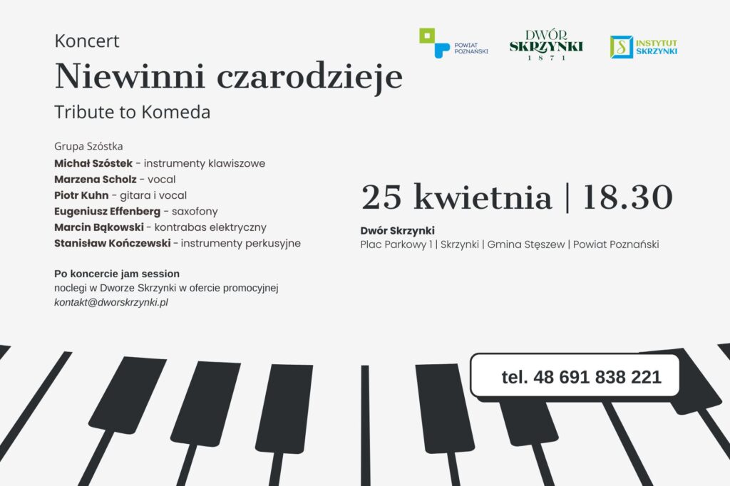 Read more about the article W hołdzie Komedzie – koncert w Dworze Skrzynki.