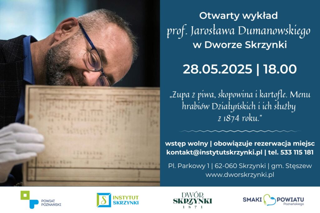 Read more about the article Otwarty wykład prof. Jarosława Dumanowskiego w Dworze Skrzynki