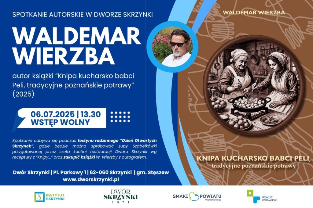 Read more about the article Spotkanie z Waldemarem Wierzbą, autorem książki „Knipa kucharsko babci Peli, tradycyjne poznańskie potrawy”