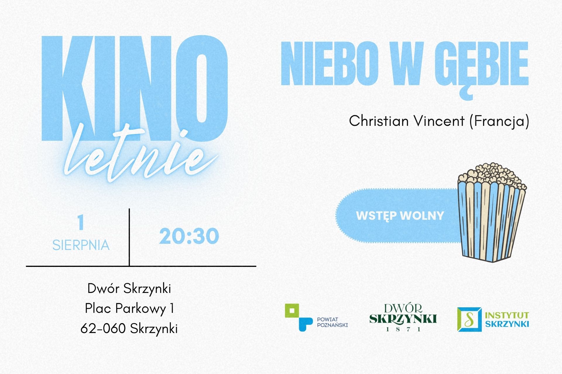 You are currently viewing Kino letnie zaprasza 1 sierpnia do Dworu Skrzynki