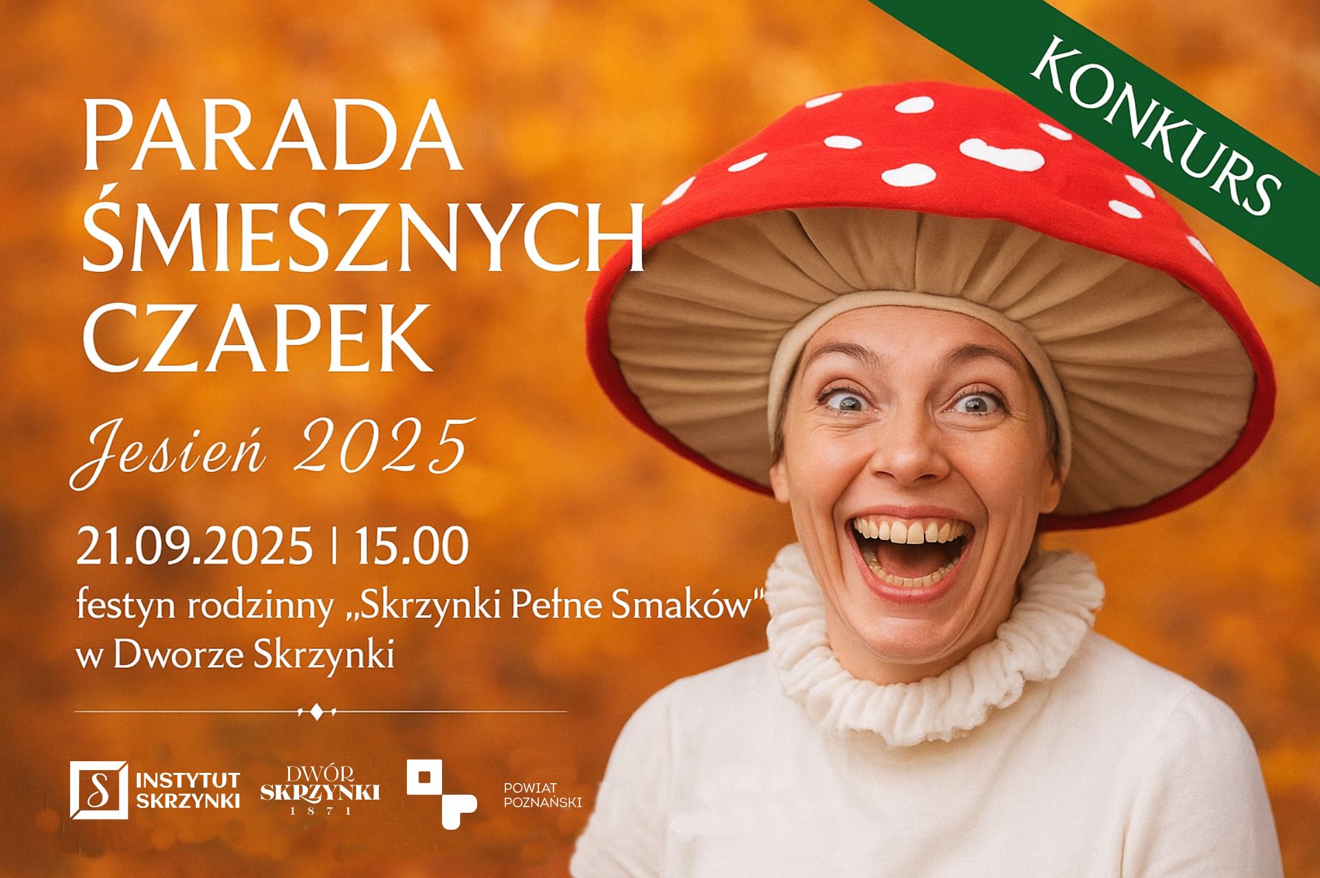 You are currently viewing „Parada śmiesznych czapek. Jesień 2025”, czyli konkurs na najbardziej zabawne i jesienne nakrycia głowy