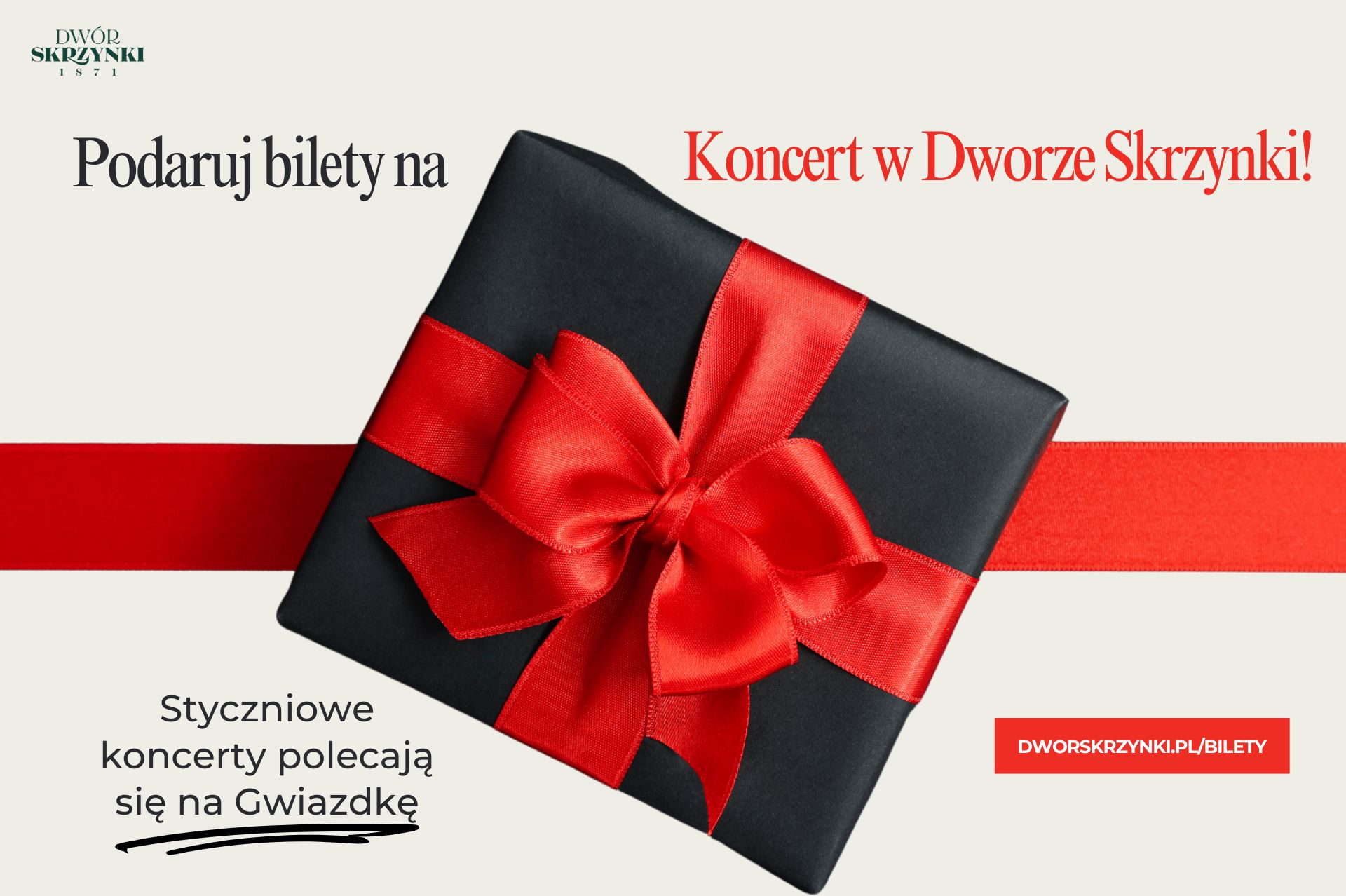 You are currently viewing Kup bilety na koncert w Dworze Skrzynki i podaruj je pod choinkę