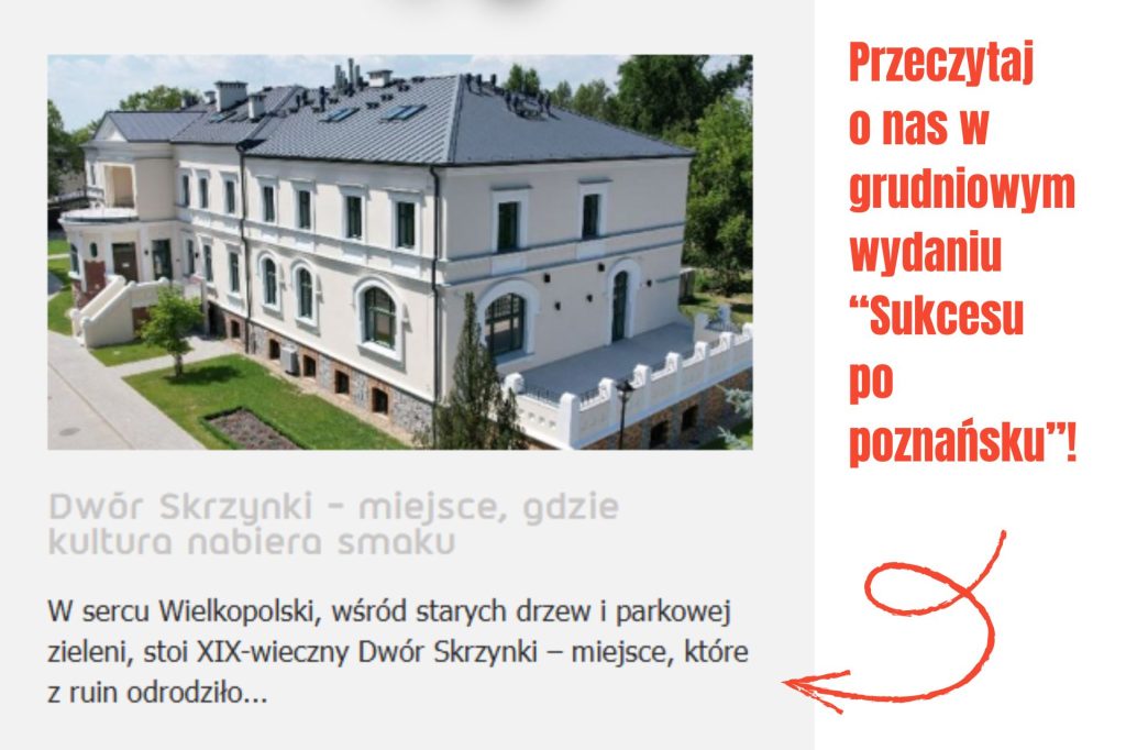 Read more about the article Przeczytaj o nas w grudniowym wydaniu „Sukcesu po poznańsku”!