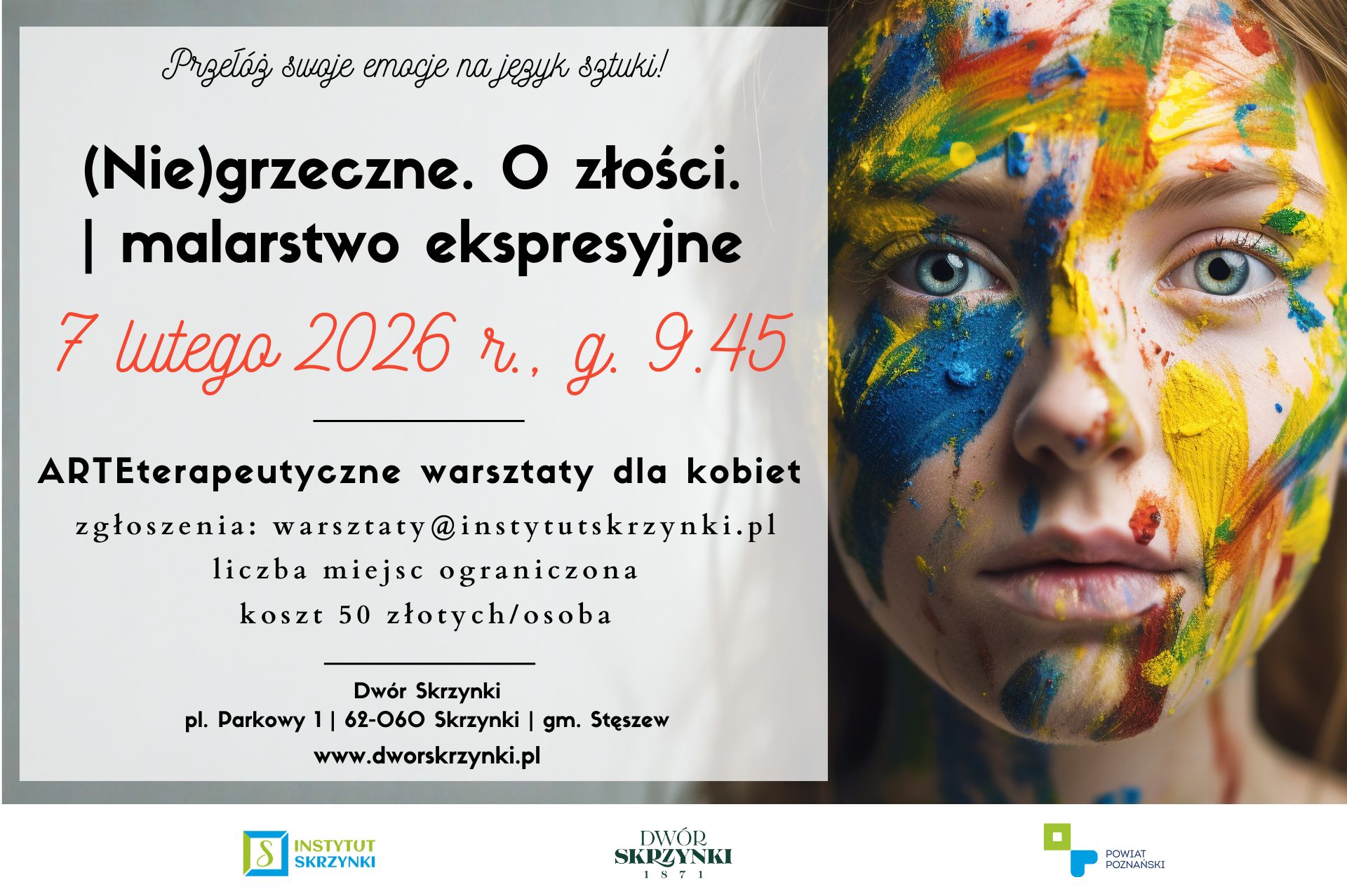 You are currently viewing (Nie)grzeczne. O złości. | malarstwo ekspresyjne – ARTEterapeutyczne warsztaty dla kobiet