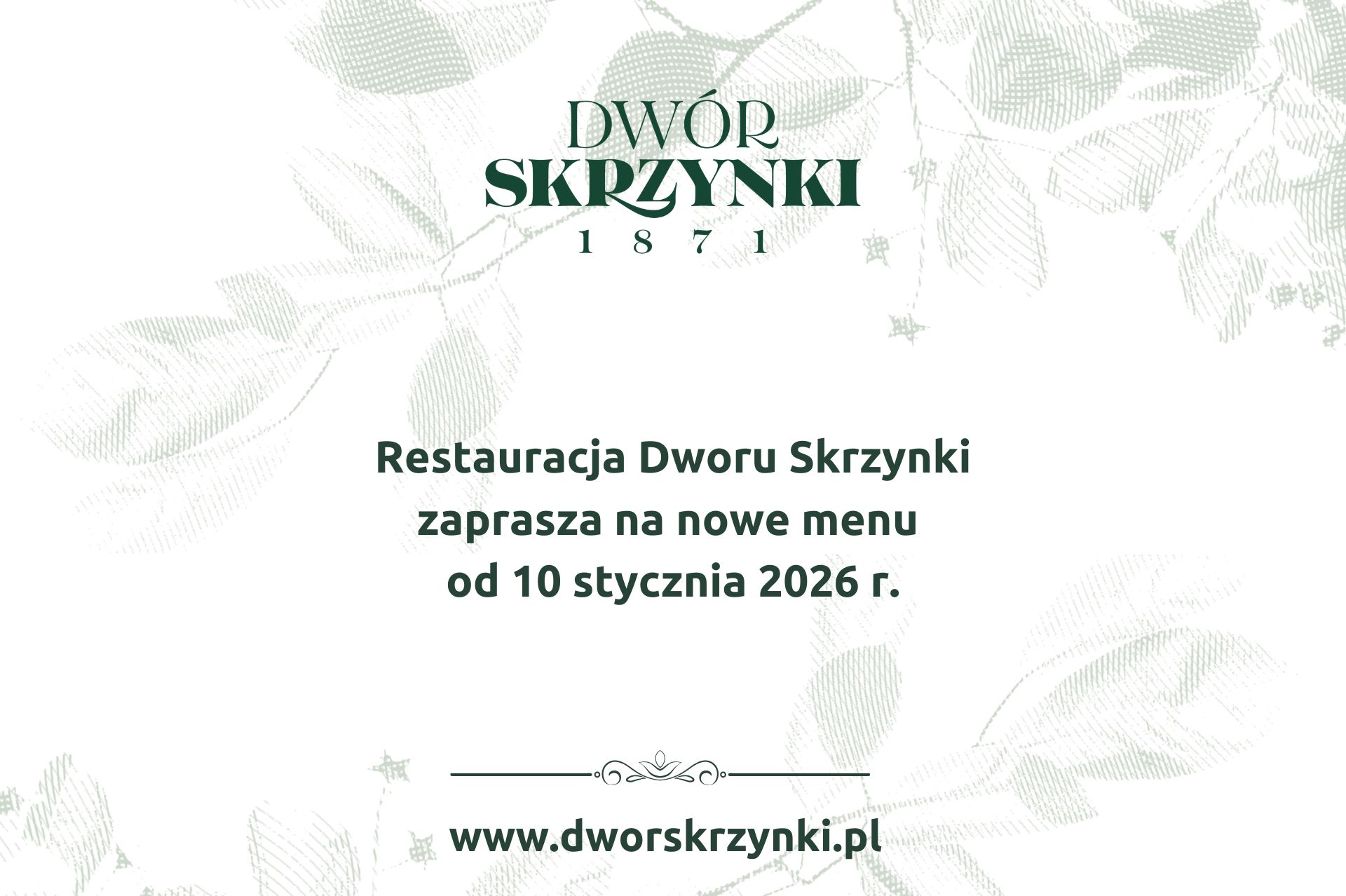 You are currently viewing Nowe menu od 10 stycznia 2026 r.