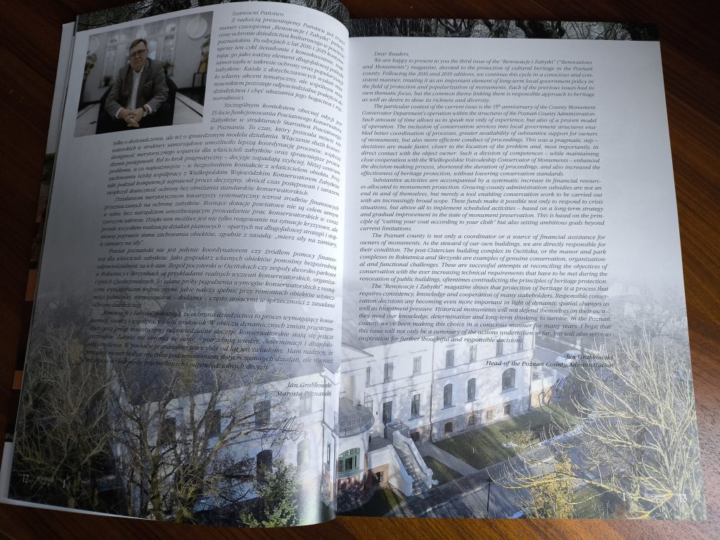 Read more about the article Dwór Skrzynki jednym z bohaterów specjalnego wydania „Renowacje i Zabytki”