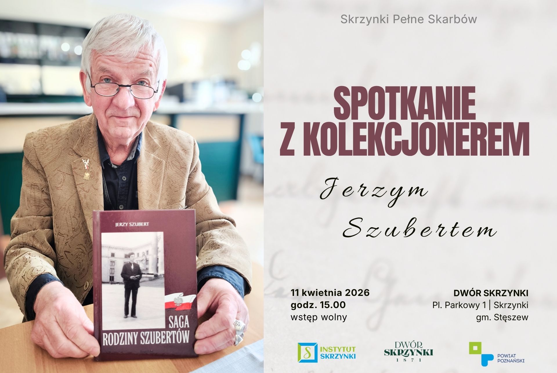 You are currently viewing Spotkanie z kolekcjonerem Jerzym Szubertem w Dworze Skrzynki | Skrzynki Pełne Skarbów