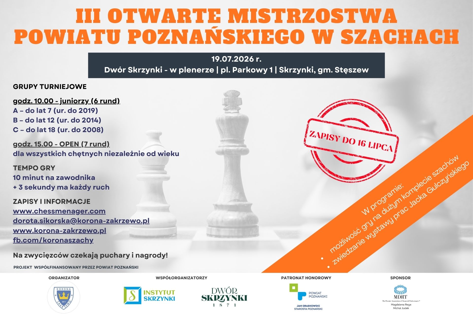 You are currently viewing III Otwarte Mistrzostwa Powiatu Poznańskiego w Szachach