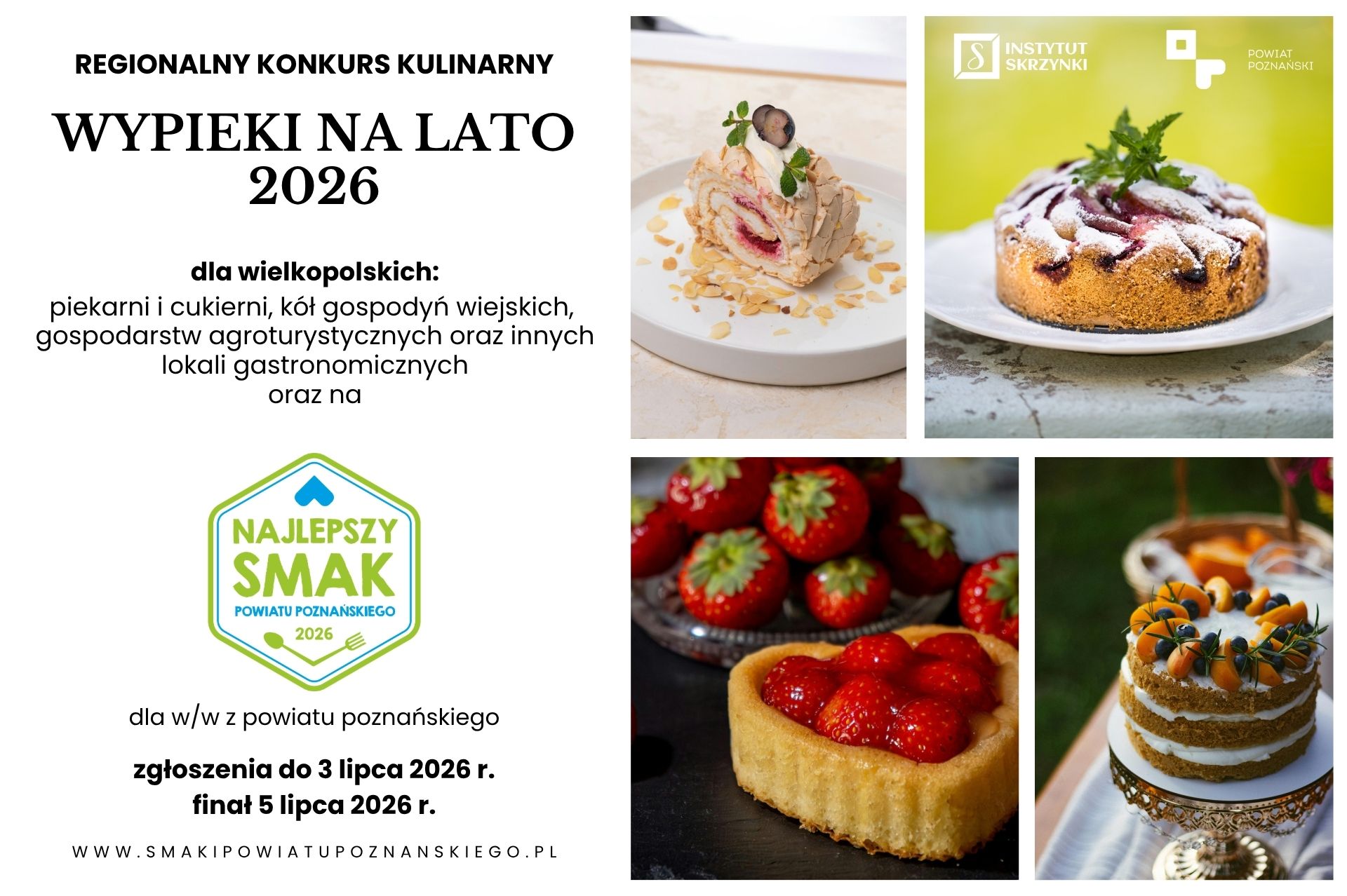 You are currently viewing Regionalny konkurs kulinarny „Wypieki na lato 2026” – finał już 5 lipca w Skrzynkach