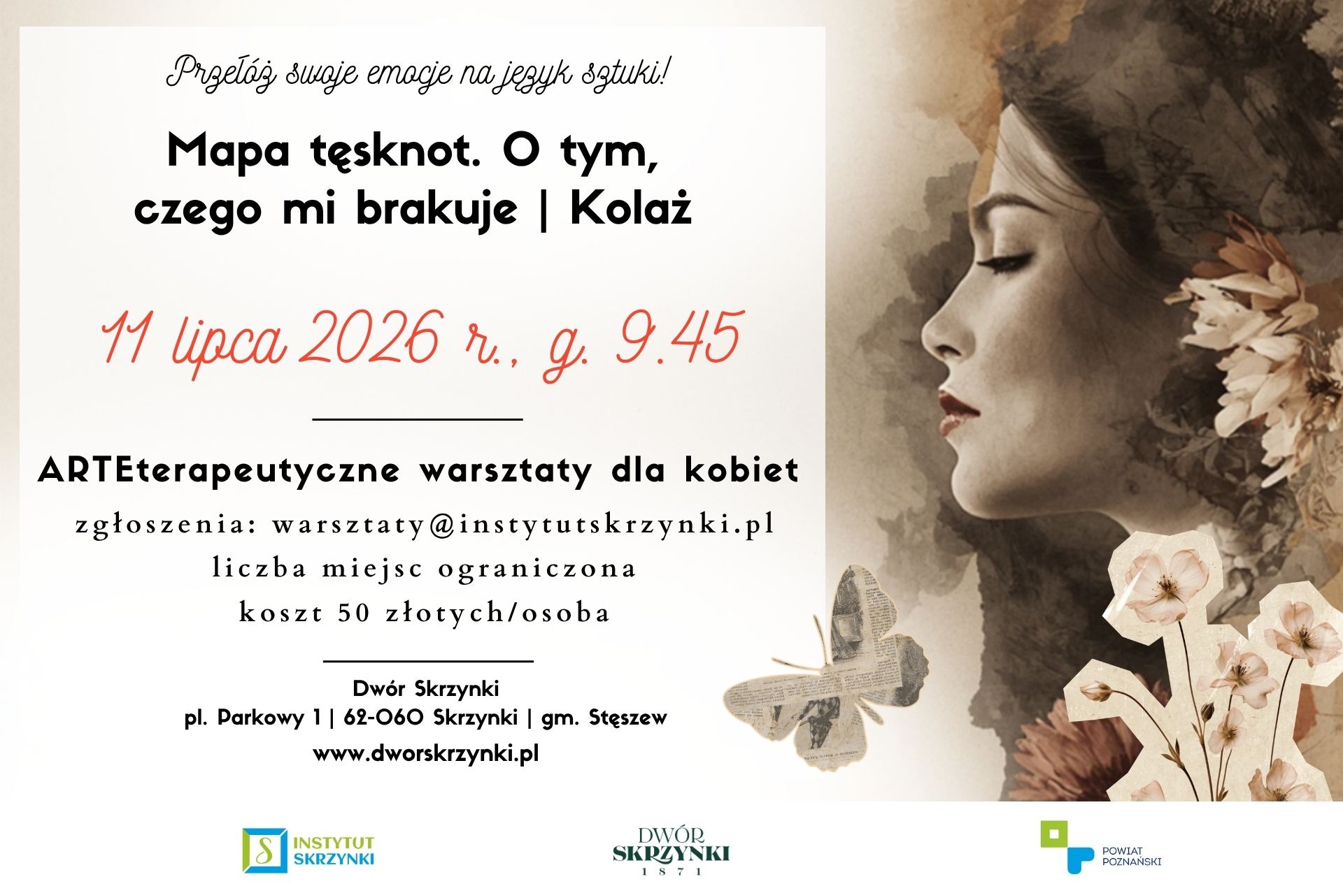 You are currently viewing Mapa tęsknot. O tym, czego mi brakuje | Kolaż – ARTEterapeutyczne warsztaty dla kobiet w Dworze Skrzynki