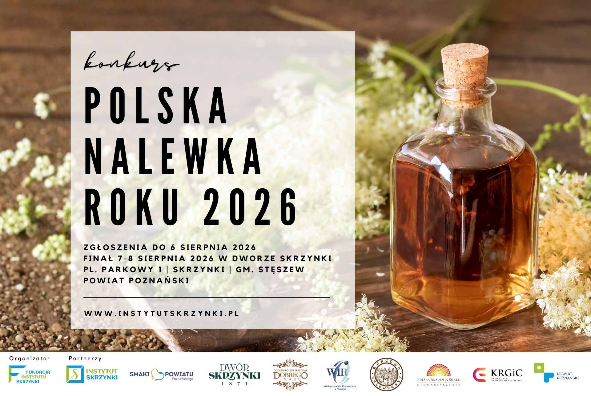 You are currently viewing XX Jubileuszowa edycja konkursu „Polska Nalewka Roku”. POLSKA NALEWKA 2026