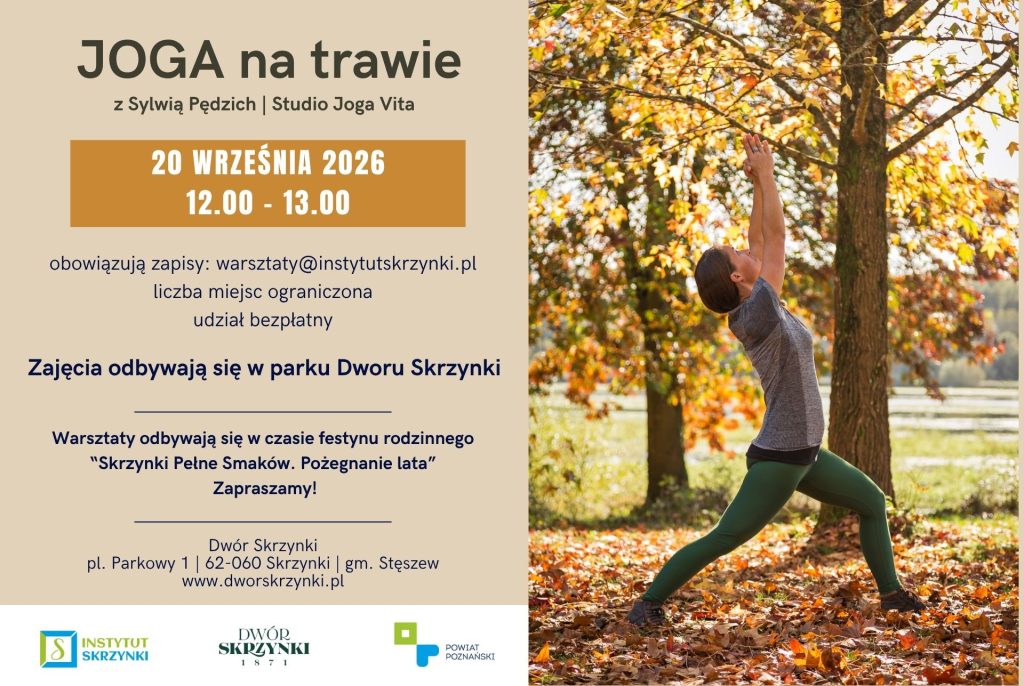 Read more about the article Joga w parku Dworu Skrzynki – chwila dla ciała i umysłu