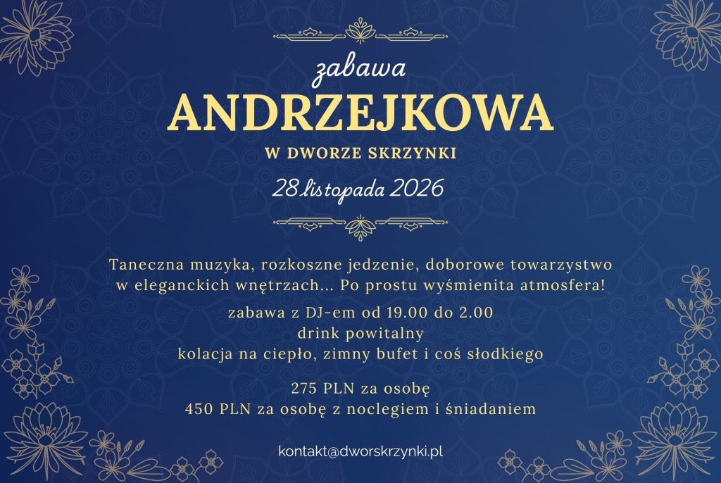 Read more about the article Magiczna Zabawa Andrzejkowa 2026 w Dworze Skrzynki!