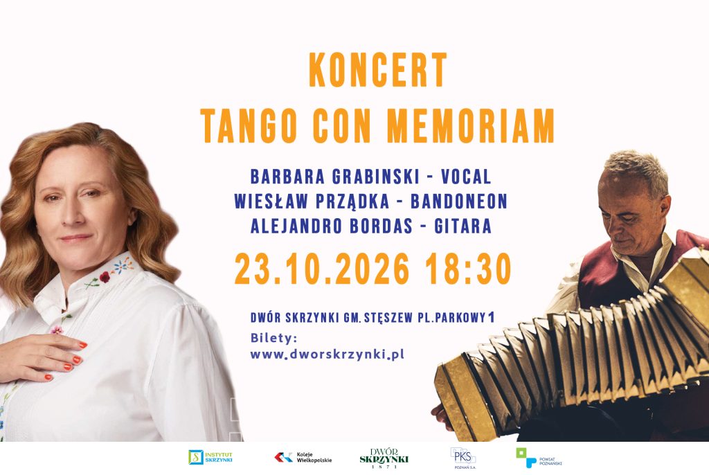 Read more about the article „Tango Con Memoriam” – Barbara Grabiński i Wiesław Prządka wystąpią w Skrzynkach 